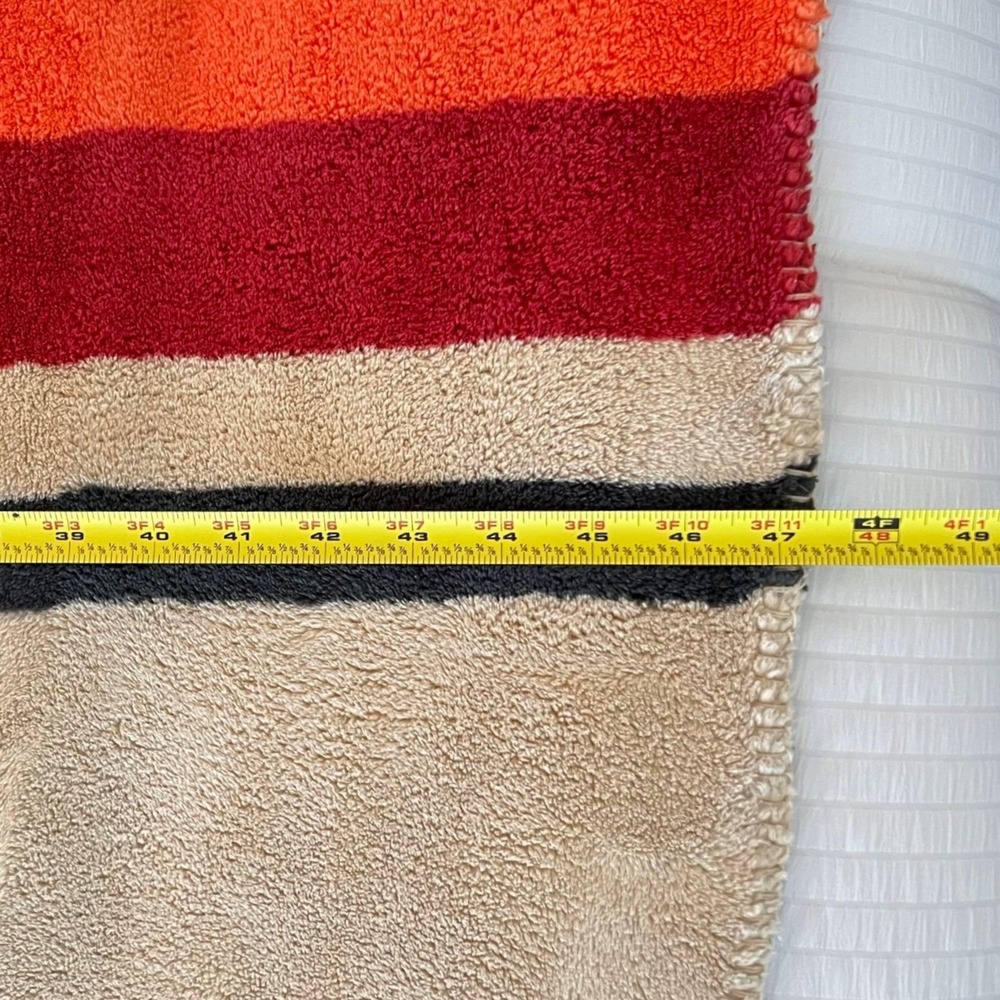 Pendleton Ultra Soft Plush Throw Blanket Mount Foraker Striped 50x70 Cozy Cabin - Picture 7 of 8